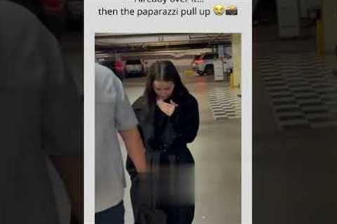 Already over it… then the paparazzi pull up 😭📸#SelenaGomez #BennyBlanco
