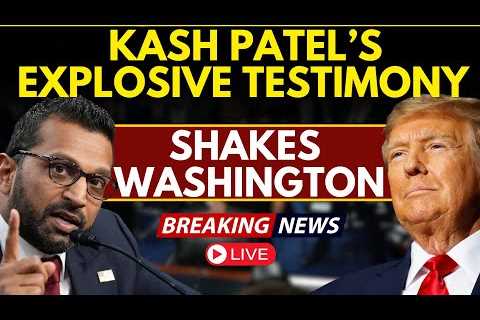 US News LIVE: Former US President Under Arrest? | Biggest Arrest In US History? | Kash Patel Hearing