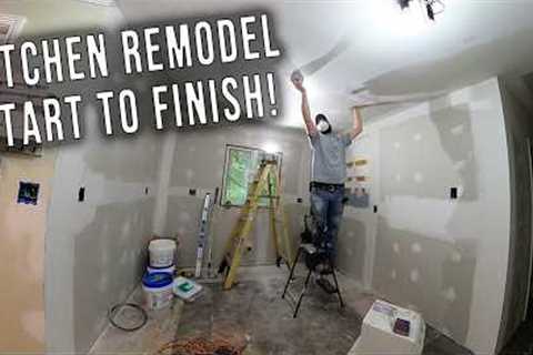 Small Kitchen Remodel Time-Lapse - Complete Renovation Start to Finish