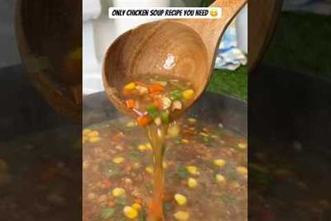My Family goes crazy over this soup. Easiest Chicken Soup Recipe 😋