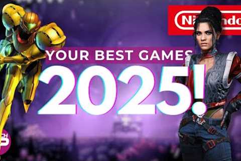 Your TOP 10 Nintendo Switch and Switch 2 Games of 2025 | 12 Days Of SwitchUp 2025 Day 11!