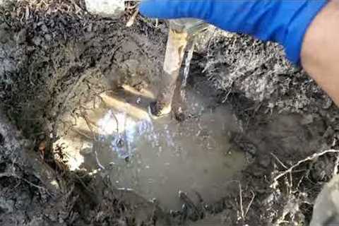 Leaking Galvanized Water Line Repair