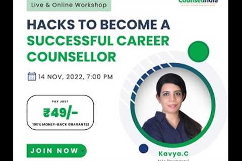 Workshop on Career Counselling | Hacks to become Career Counsellor | Counsel India