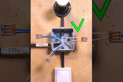 An old electrician showed you how to connect the wires correctly! #elektrik
