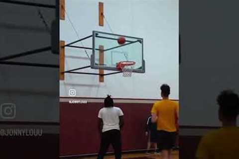 TRASH TALKER DIDNT WANT NO SMOKE #basketball #trending #explore #shorts #fight #hood #sports #viral