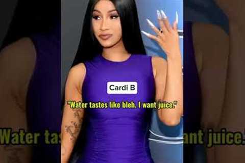 Why are famous celebrities not drinking water? 😨 what are they drinking instead?