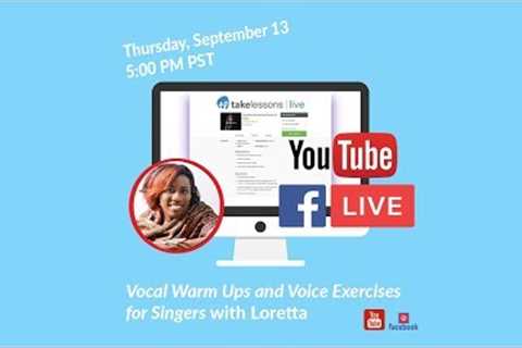 Live Singing Class: Vocal Warm Ups & Voice Exercises for Beginners