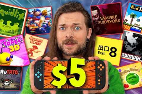 The Best CHEAP $5 Nintendo Switch Games!