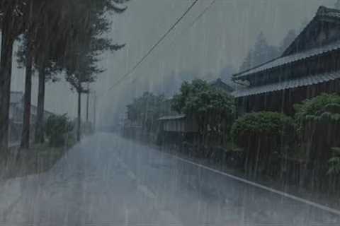Rain Sounds For Sleeping 99% | Heavy Rain &amp; Thunderstorm for Deep Sleep and Stress Relief at..