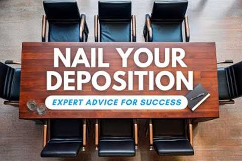 Personal Injury Depositions: How to Prepare and What to Expect