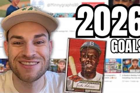 My Sports Card Collecting Goals for 2026 | Hobby Plans, Social Media &amp; Strategy 📈🎆🔥