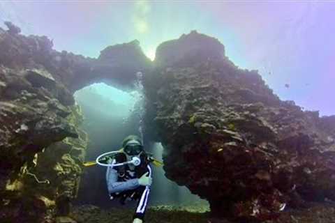 Scuba Diving Lanai Cathedrals in Maui Hawaii
