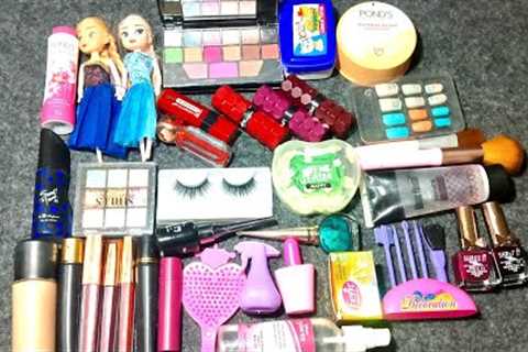 1:46 Minutes satsfying with Makeup unboxing pure sounds only|baba beauty box|