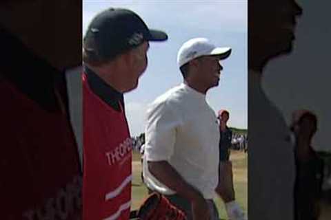 INCREDIBLE Tiger Woods Hole Out!