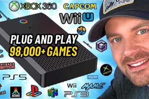 This MASSIVE Plug &amp; Play Game Drive Has Over 98,000 Games! | 7 Front Ends In 1