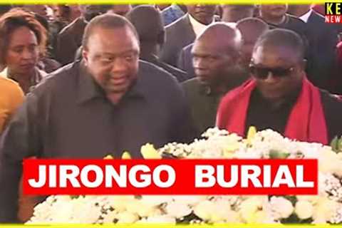 Crowd ERUPTS as Uhuru Kenyatta arrives at Cyrus Jirongo Burial Service in Lumakanda Kakamega