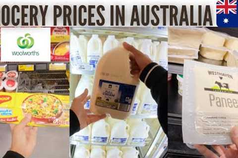 GROCERY PRICES IN AUSTRALIA | INDIAN GROCERY | DAIRY | VEGGIES | WOOLWORTHS | INDIANS IN AUSTRALIA