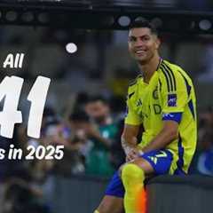 Cristiano Ronaldo - All 41 Goals in 2025 with Commentary