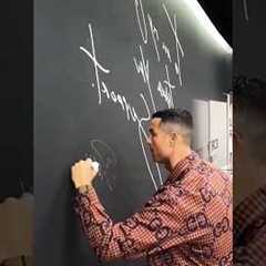 Ronaldo এর Hand Writing 😱 । Ur Cristiano । Football । Cr7 #shorts​ #ronaldo​ #football​