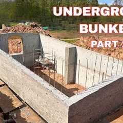 DIY Underground Bunker Build (Part 2) – Concrete Walls Finally Done!