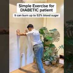 Simple exercise for DIABETIC PATIENT! #diabetes #diabetic #diabeticcare