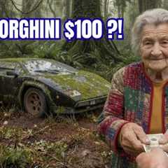 I Bought 1980 LAMBORGHINI COUNTACH for ONLY $100! Grandma Sold Me His Abandoned (Full Restoration)