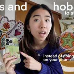 Crafts and hobbies to start in 2026 instead of going on your phone