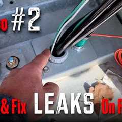 Flat Roof Leak Repair - Find and Fix leaks on HVAC roof top units  Video #2
