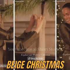 Meghan Markle’s Sad As Ever BEIGE Christmas Promo: Beige Stockings & Seal Clapping