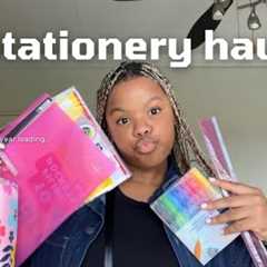 Stationery Haul 2026|Last year in high school|| South African YouTuber 