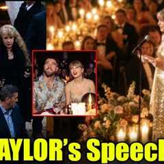 EXCLUSIVE! Taylor Swift Give UNFORGETTABLE Speech at Haims' NYE Wedding with Travis Kelce
