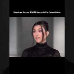 Kourtney THROWS SHADE towards her family #kourtneykardashian #kardashians #kuwtk