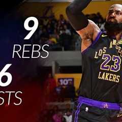 LeBron James 31 pts 9 rebs 6 asts vs Grizzlies 25/26 season