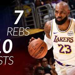 LeBron James 26 pts 7 rebs 10 asts vs Grizzlies 25/26 season