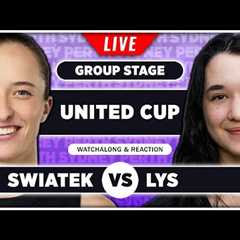 SWIATEK vs LYS • United Cup 2026 • LIVE Tennis Watchalong