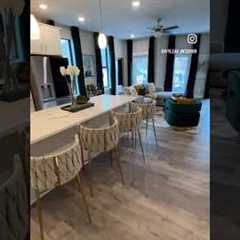 Brand new townhouse design 🌿#interior #interiordesign #transformation #livingroom #atlanta #design