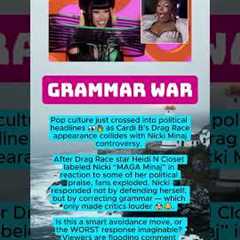 Celebrity Politics Erupts 🌪️😮 #shorts #cardib #NickiMinaj
