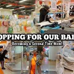 Shopping For Our Baby for The First Time as a Second Time Mom ! Baby Shopping Vlog! 