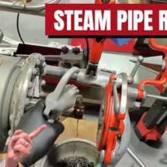 Leaking Steam Pipe Repair by Master Plumber | Real Life Steam Heating Fix