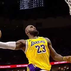 LEBRON JAMES VINTAGE WINDMILL DUNK AT 41-YEARS-OLD 🤯 | NBA on ESPN
