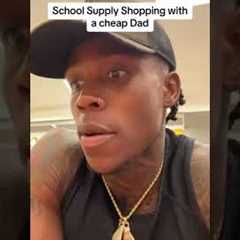 School supply shopping #dad #cheap #school #shopping #father #parenting