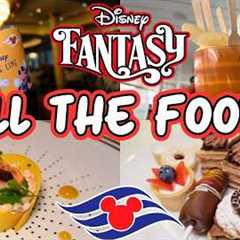 🍴 Everything We Ate On The Disney Fantasy Cruise! 🚢