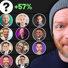 I Tracked 16 YouTubers. 14 Beat the Stock Market.