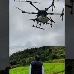 Our agri drone demo in action showing how smart technology is transforming farming on every terrain.