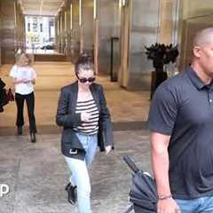 Selena Gomez heads  to lunch at NOBU in  Manhattan