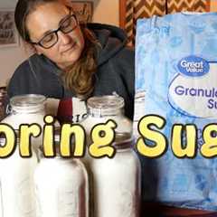 How We Store Sugar For Our Prepper Pantry ~ Easy Long Term Storage!