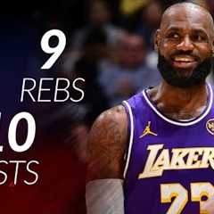 LeBron James 26 pts 9 rebs 10 asts vs Bucks 25/26 season