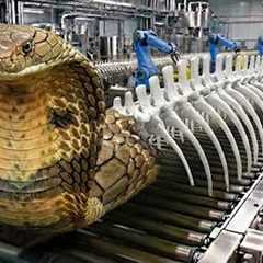 Inside the Modern Cobra Skeletons Factory: From Raw Skeletons to Medicine Capsules (Full Process)