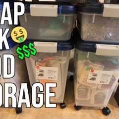 Cheap Bulk Food Storage/ Easy Bulk Food Storage/ Prepping for the Worst/ Prepping Like Grandma EP 3