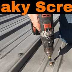 Sealing Screws on a Metal Roof - Turbo Poly Seal